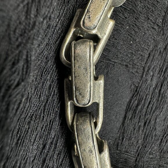 JOHN VARVATOS "Distressed" Chain Necklace in Sterling MSRP $1598 - Picture 2 of 7